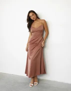 Isabella Maxi Dress Dusty Rose