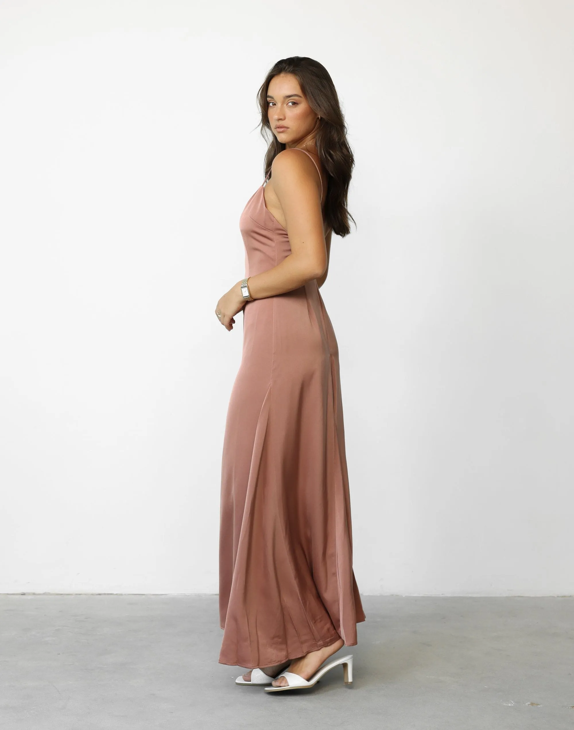 Isabella Maxi Dress Dusty Rose