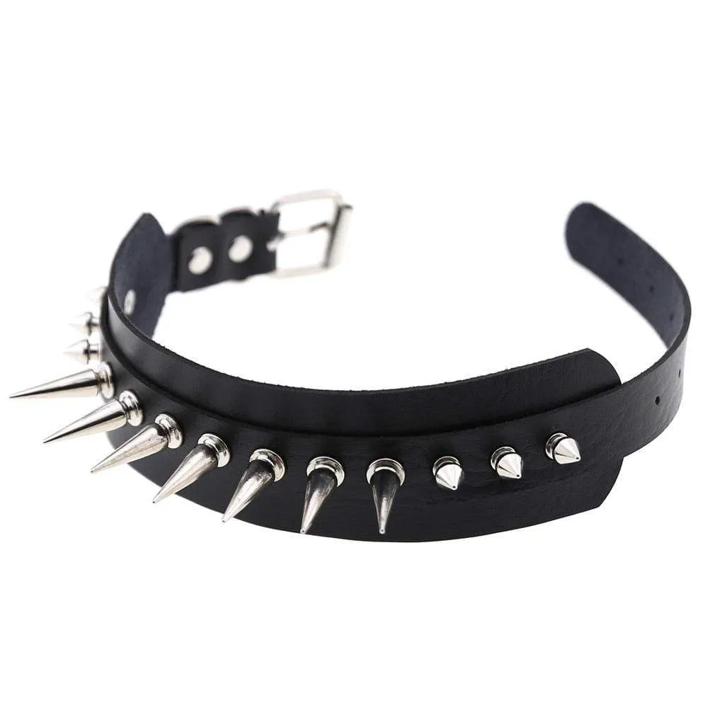 Edgy Punk Rivet Necklaces