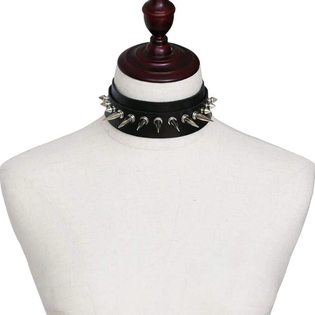 Edgy Punk Rivet Necklaces