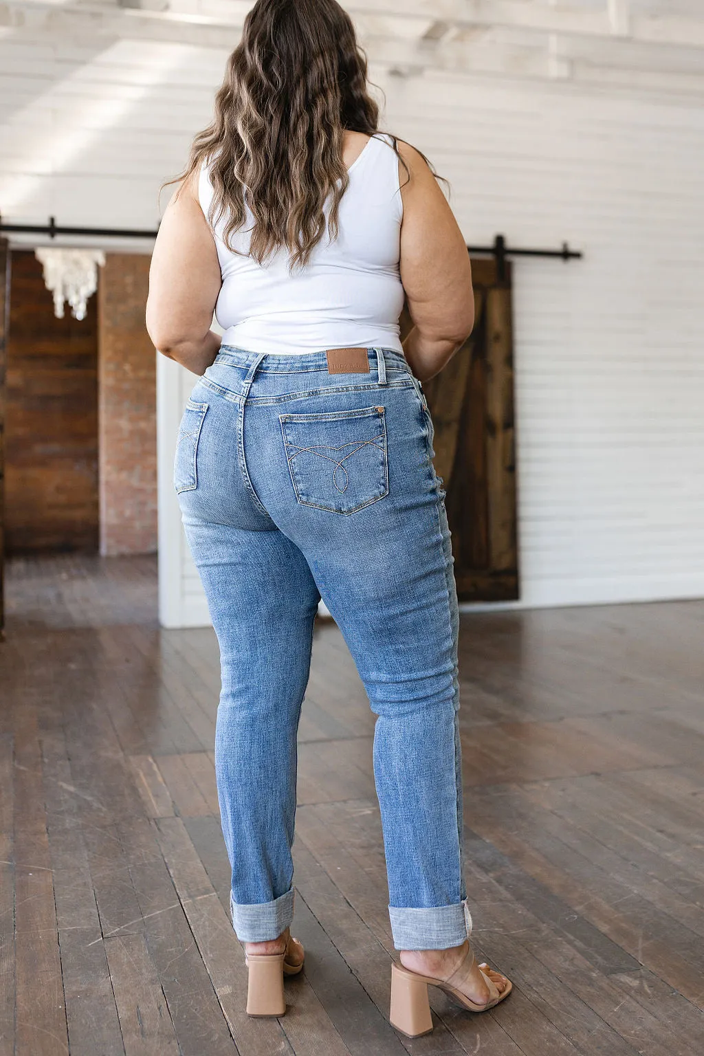 Vibrant White Bootcut