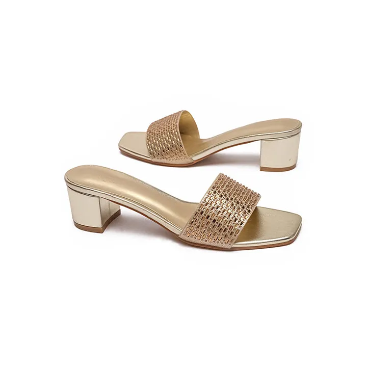 Embellished HL 159 Square Toe Sandal