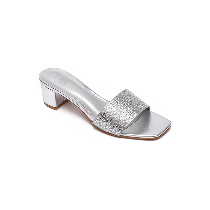 Embellished HL 159 Square Toe Sandal