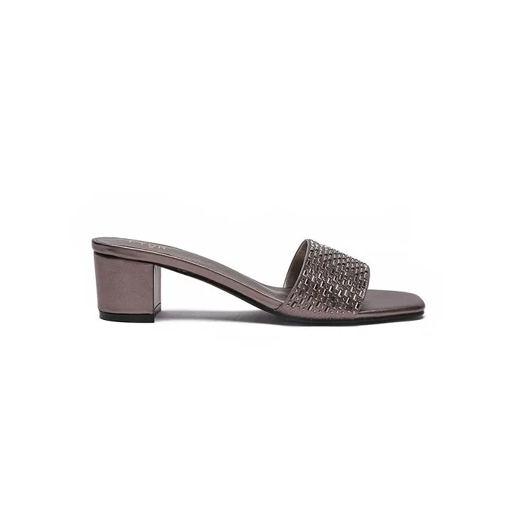 Embellished HL 159 Square Toe Sandal