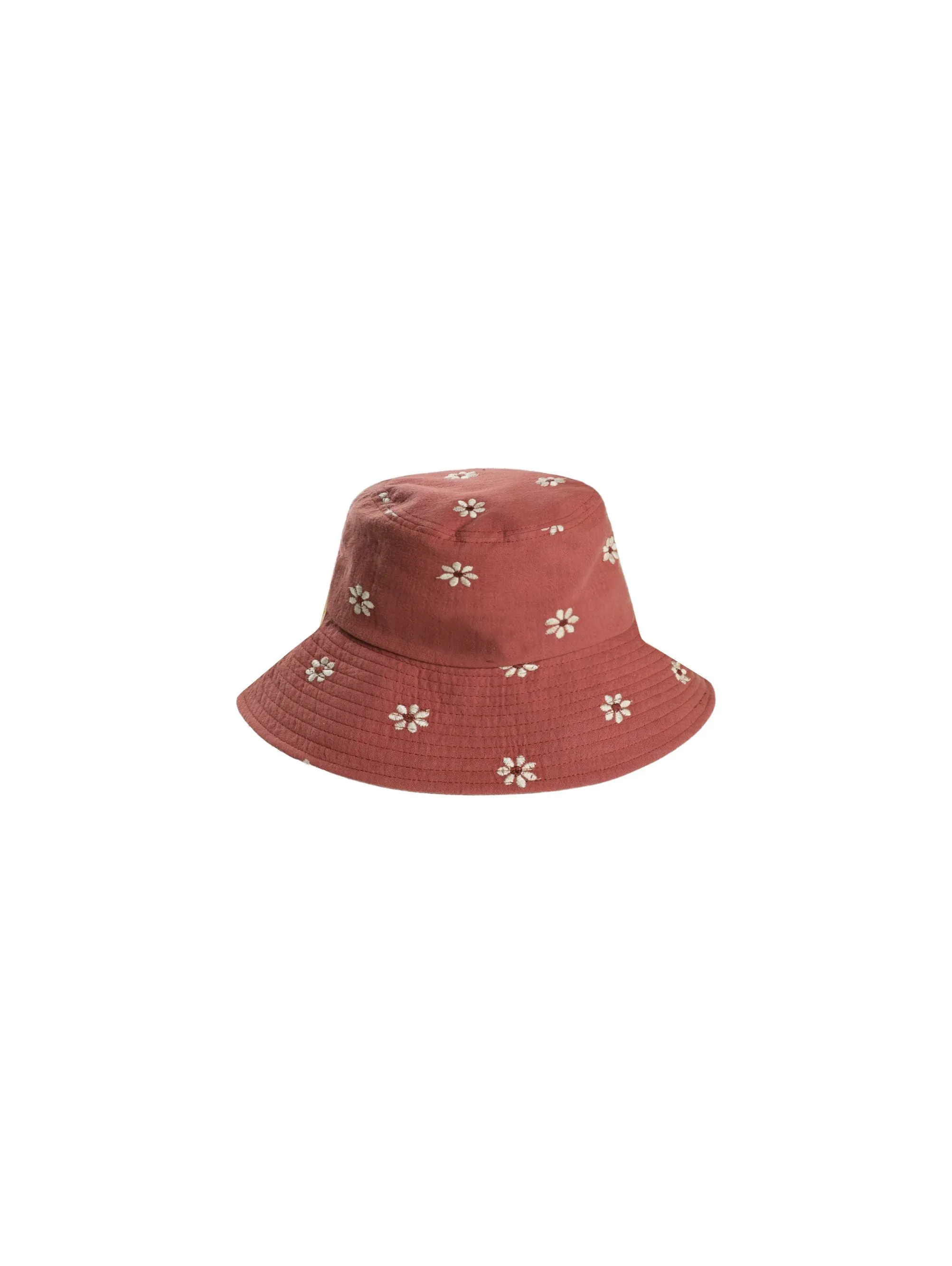 Rylee & Cru Embroidered Daisy Bucket Hat