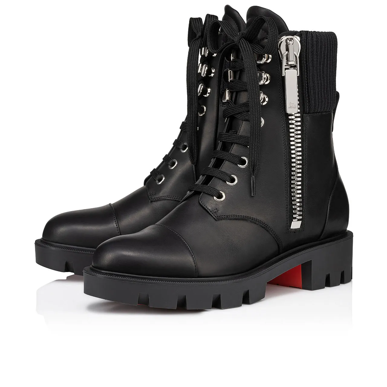 En Hiver Lug Biker Boots - Black