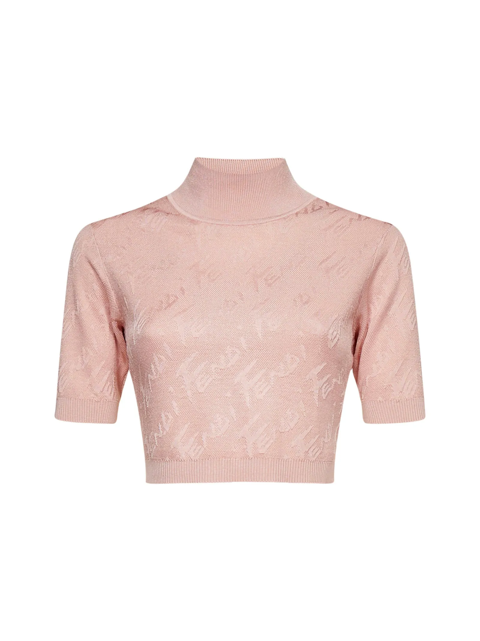 Fendi Brush Logo All-Over Top