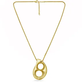 Luna Drop Necklace Gold