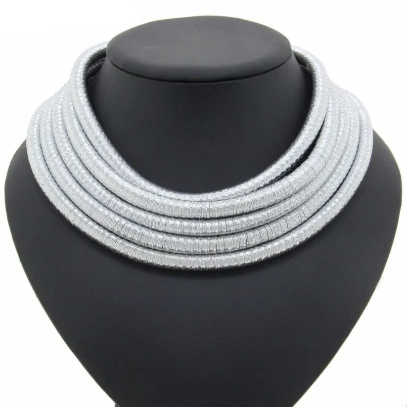 Khatamaran Choker Necklace (4 Colors)