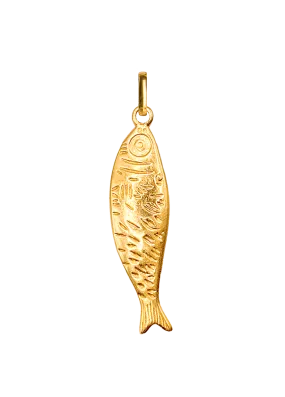 Sardine Pendant in Gold