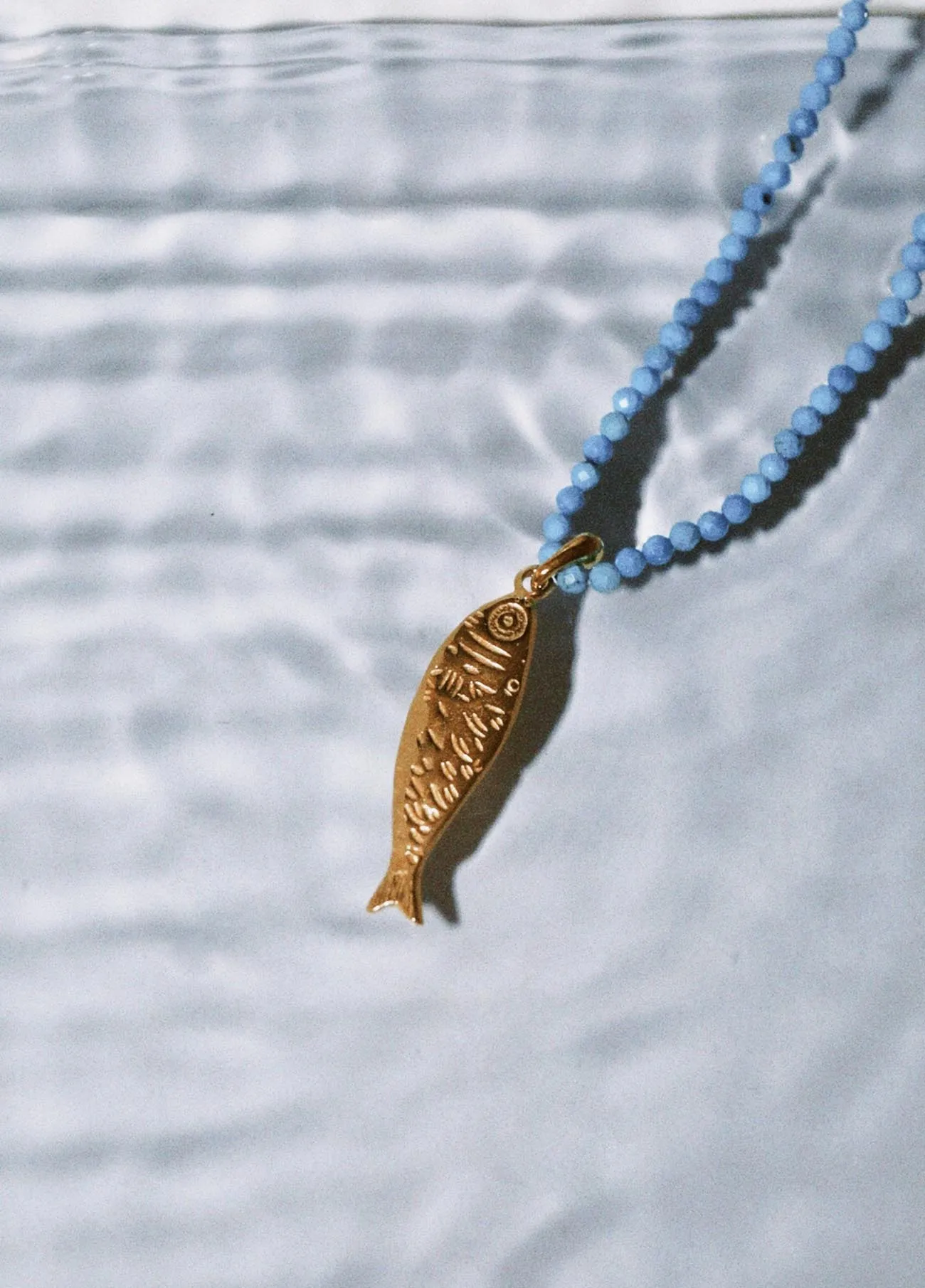 Sardine Pendant in Gold