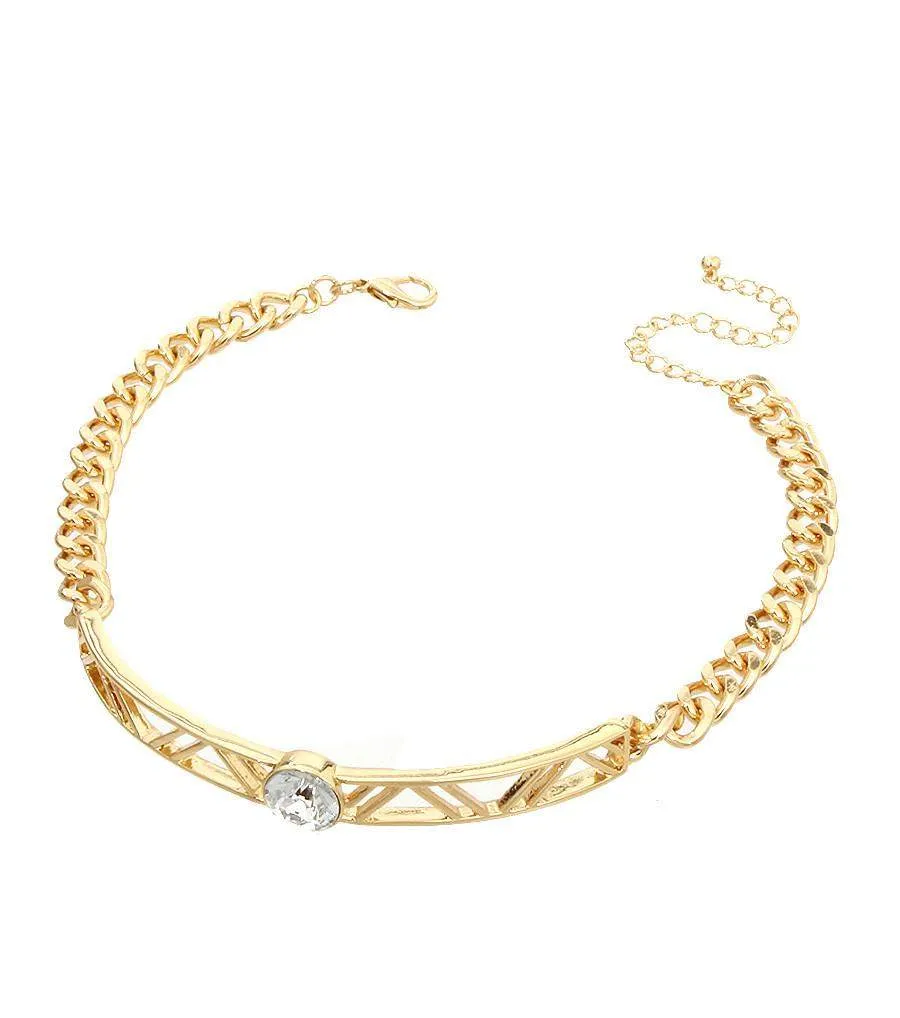 Stone Gold Chain Choker