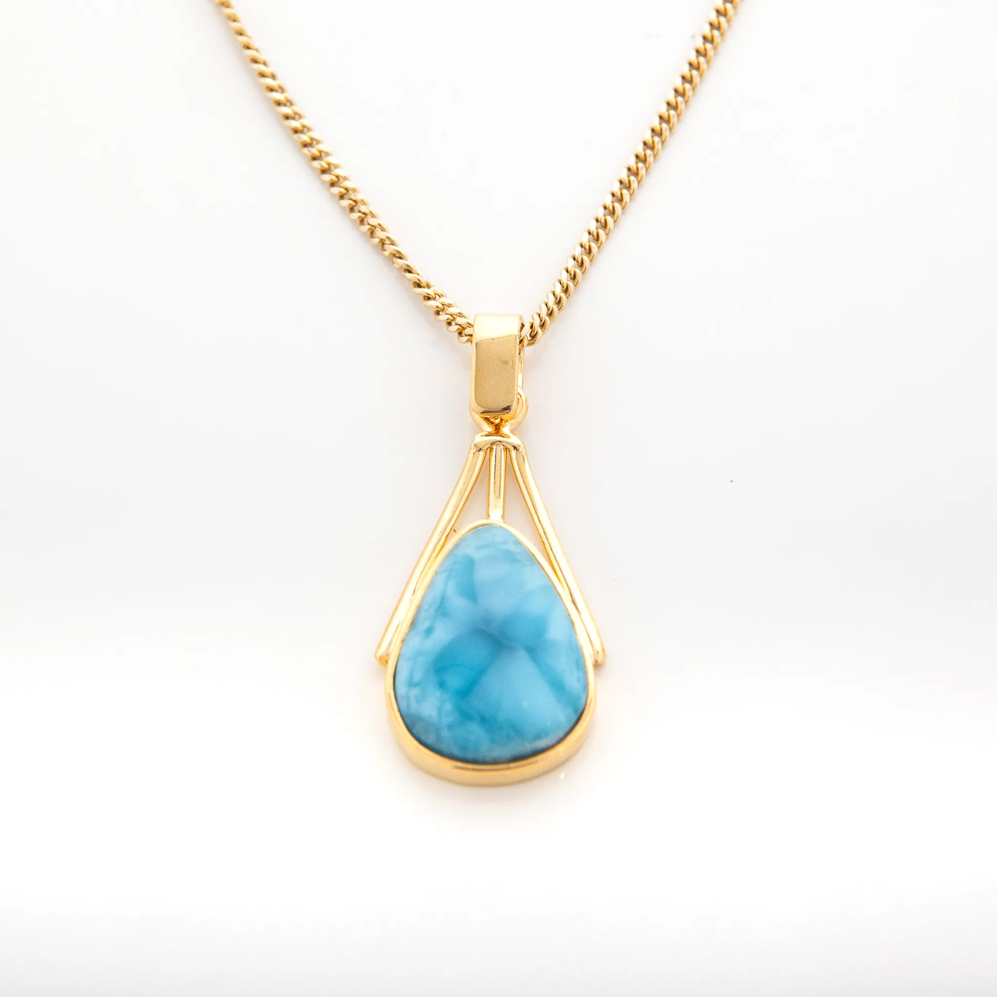 Gold Vermeil Pendant featuring Kristin