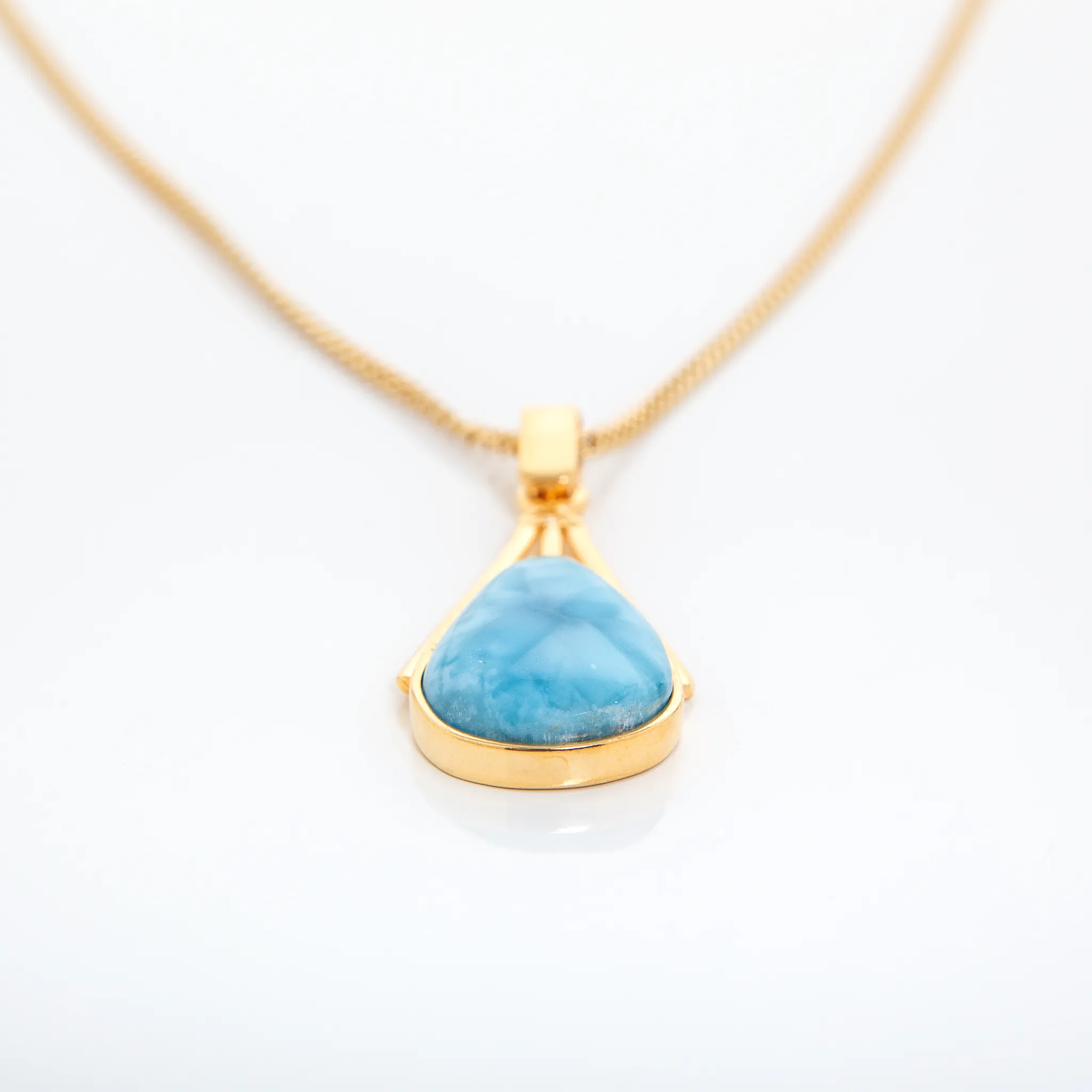 Gold Vermeil Pendant featuring Kristin