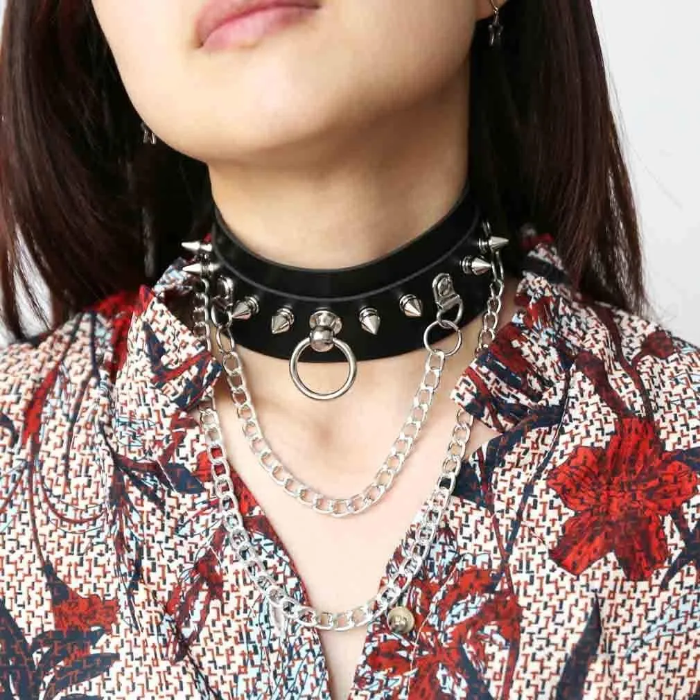 Gothic Inspired Rivet Chokers