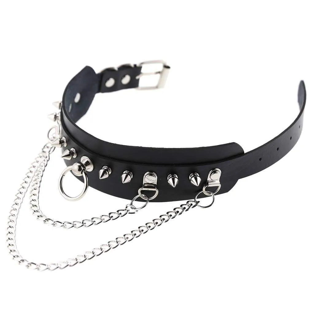 Gothic Inspired Rivet Chokers