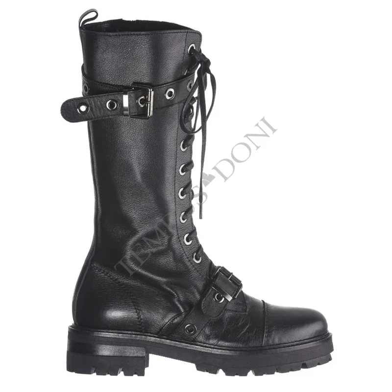 Grace Kelly High Biker Style Boot 9657 - Grace Kelly by Emanuela Passeri - Tempus Doni