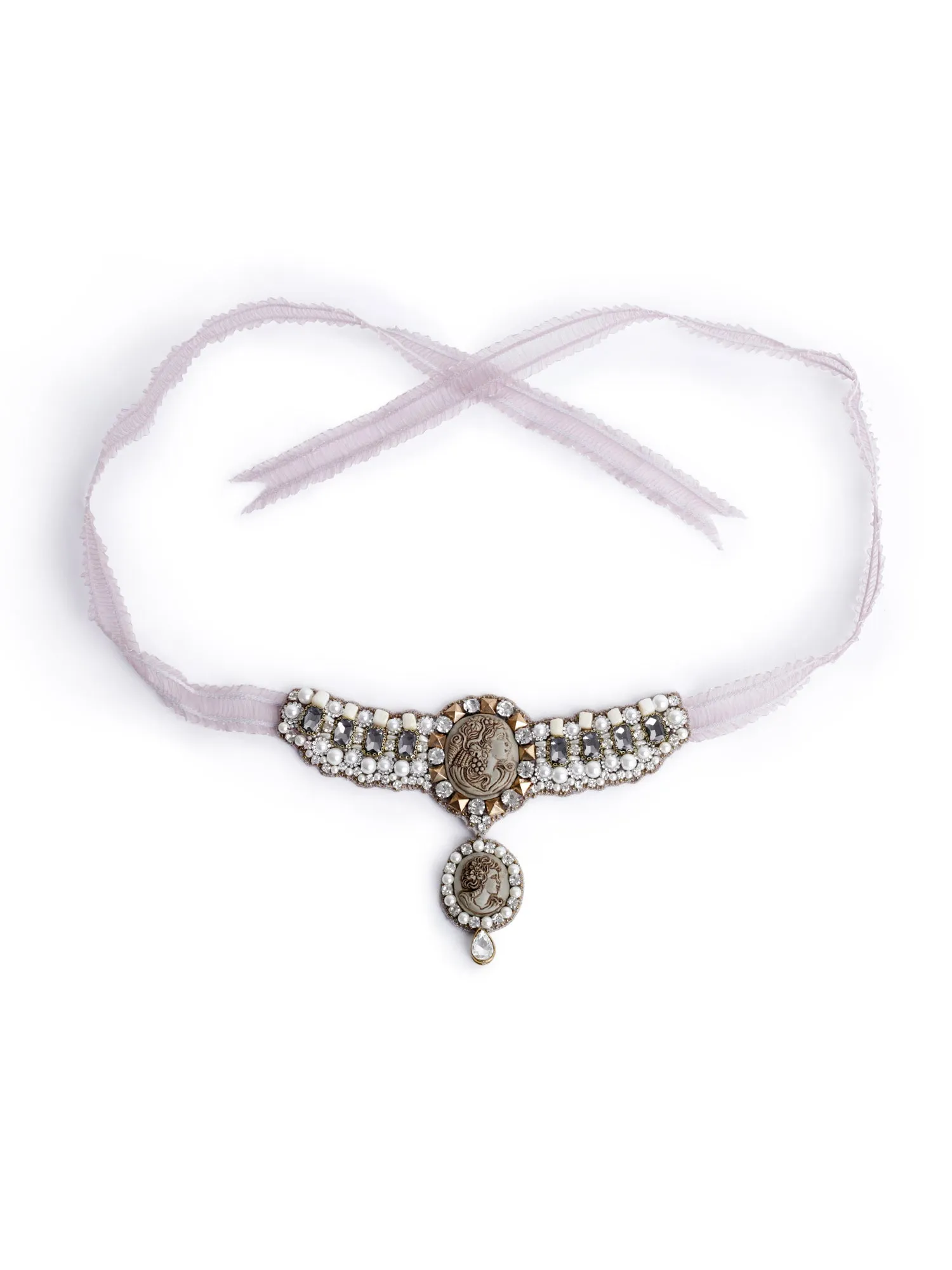 Handcrafted Jeweled Choker