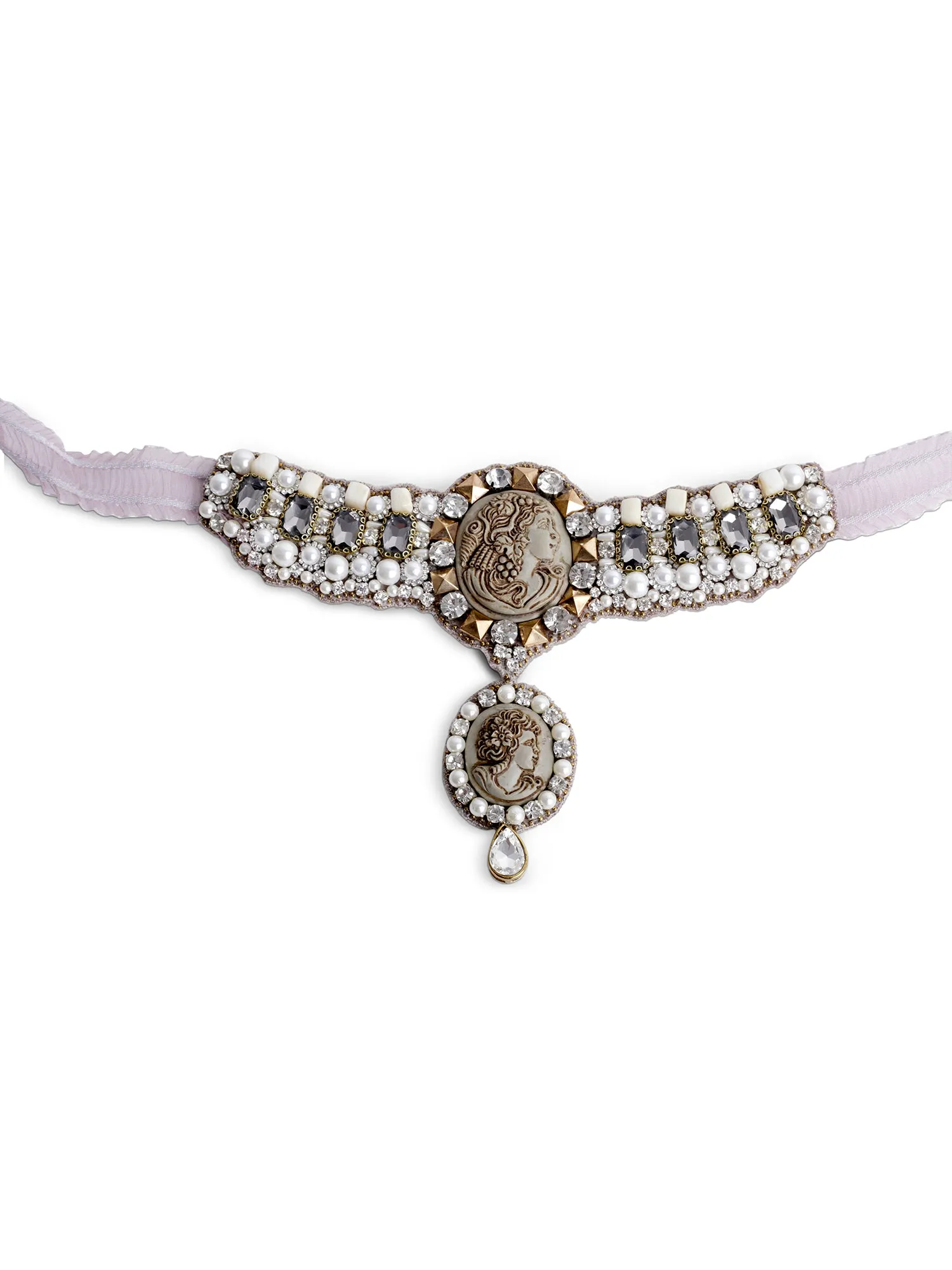 Handcrafted Jeweled Choker