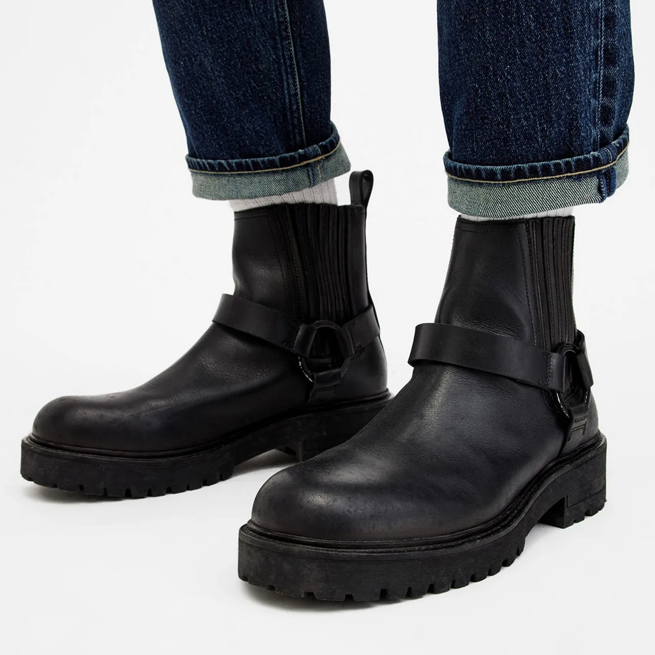 Hank Biker Boots - Black