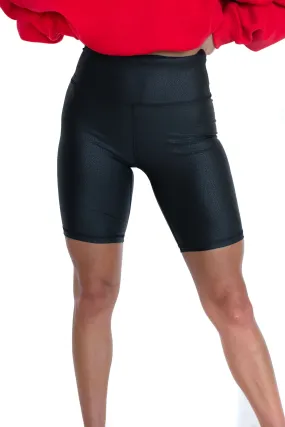 Women's Charlie Foil High Rise Biker Shorts