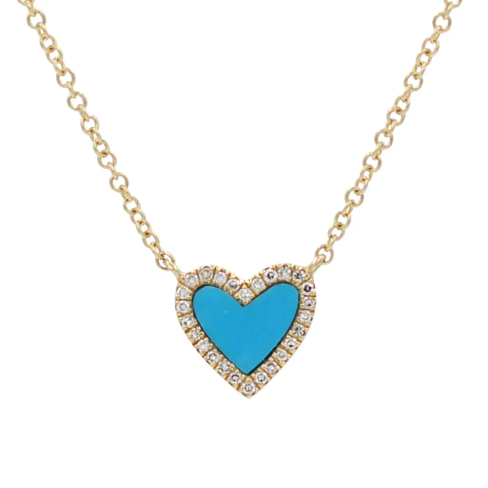 Turquoise Heart Necklace