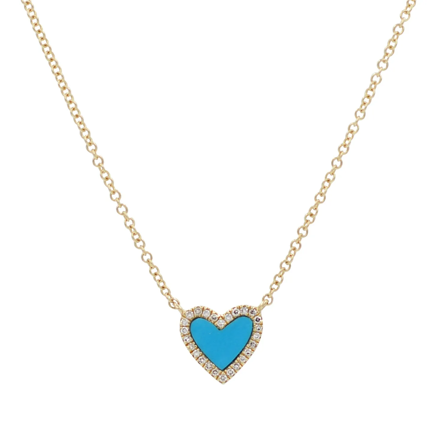 Turquoise Heart Necklace