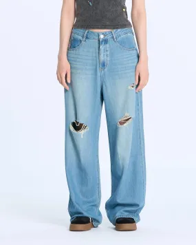 HZ8923 Worn-Out Jeans