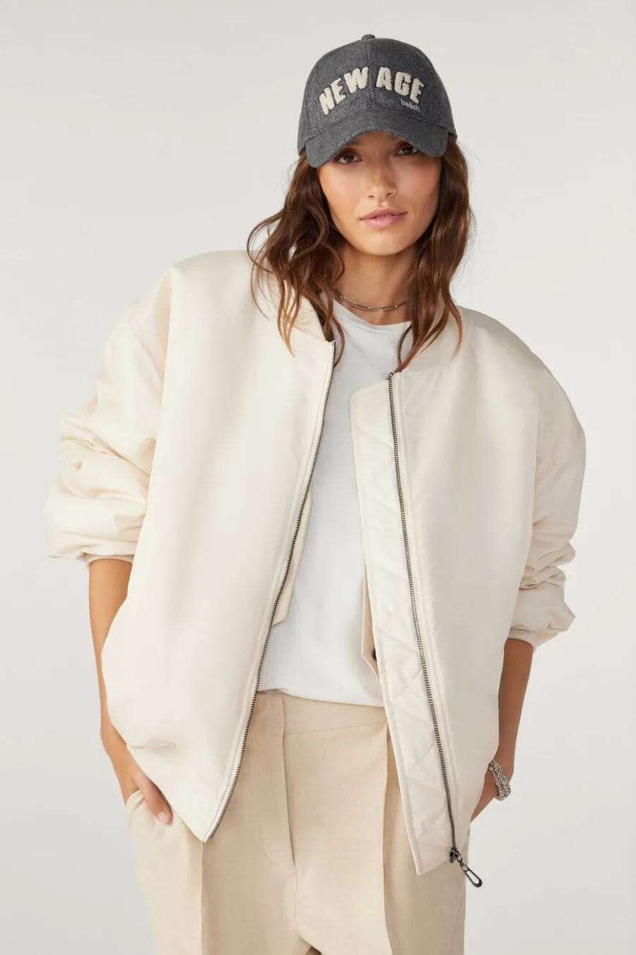 Ivory Jacket Ba&sh Rue