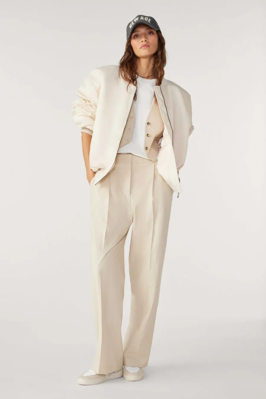 Ivory Jacket Ba&sh Rue