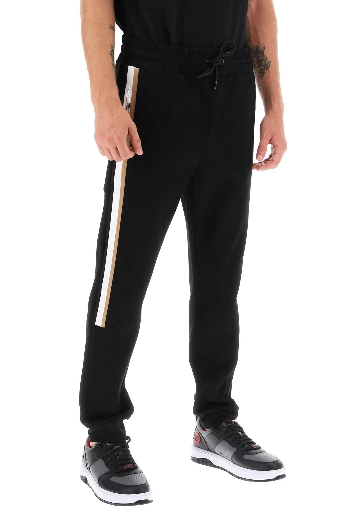 Joggers Featuring Two-Tone Side Bands