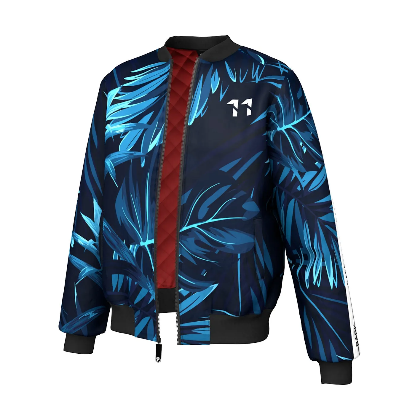 Jungle Dark Floral Bomber Jacket