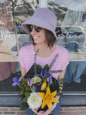 Lack of Color Lavender Wave Bucket Hat