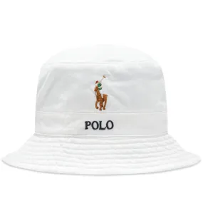 Loft Bucket HatPure White by Polo Ralph Lauren