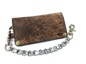 Long Biker Leather Chain Wallet G4 Fallout