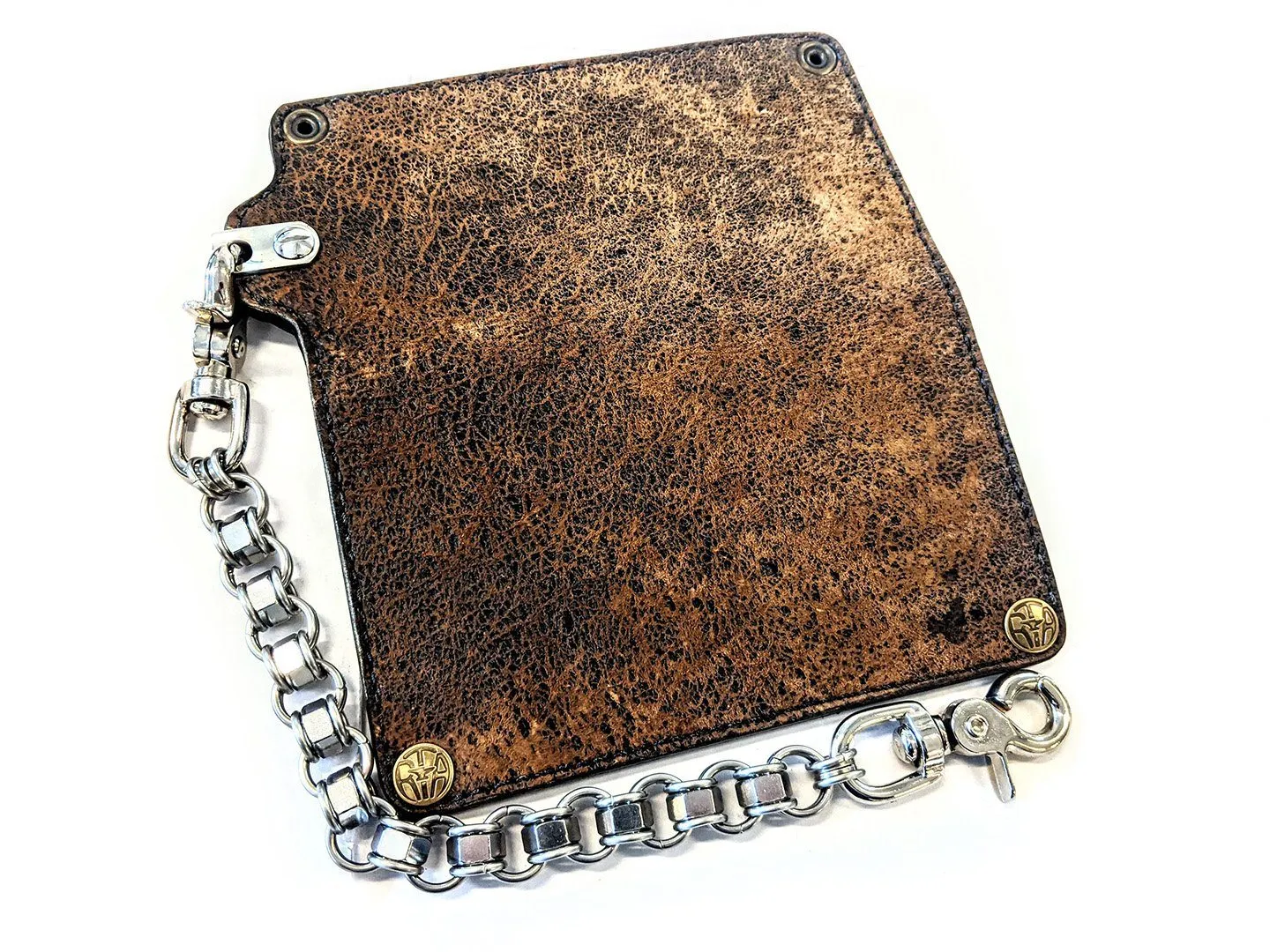 Long Biker Leather Chain Wallet G4 Fallout