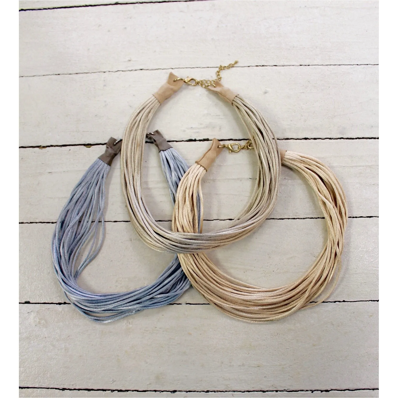 Luxurious Silk Cord Necklaces