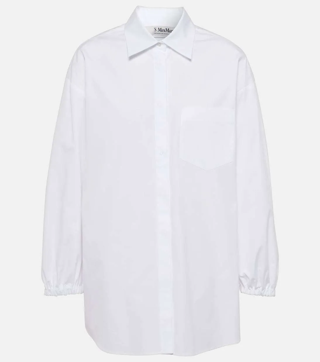 Long Sleeves Plain Cotton Office Style Formal Style by S Max Mara