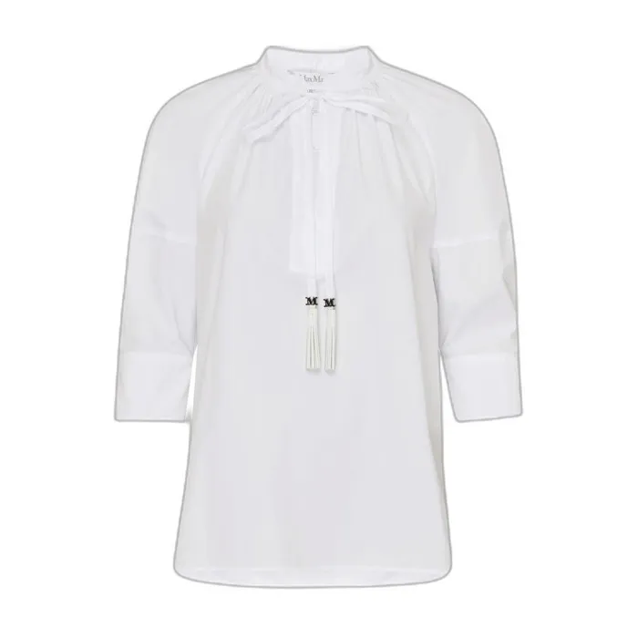 MaxMara Elegant Style Cropped Office Shirts & Blouses