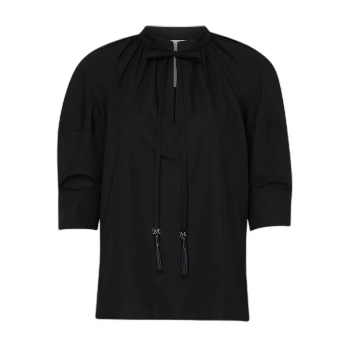 MaxMara Elegant Style Cropped Office Shirts & Blouses