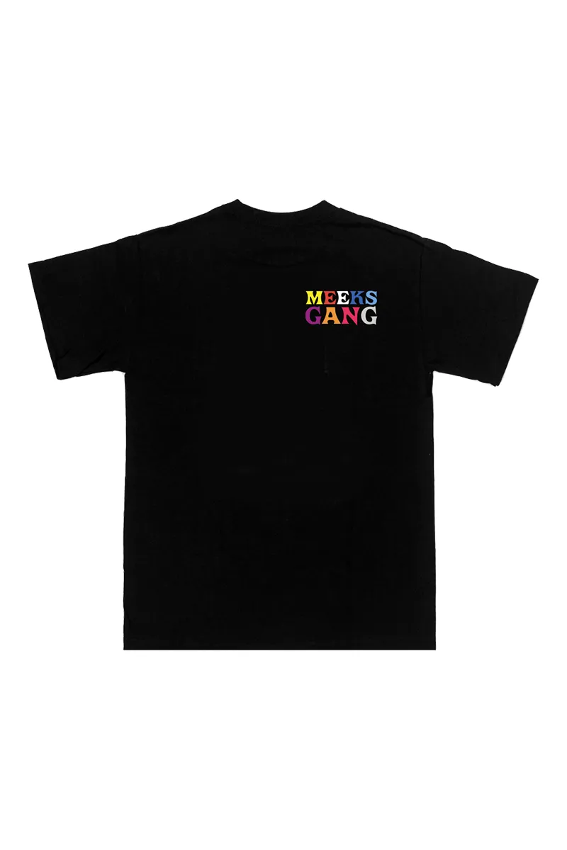 Black Melrose Ave Tee