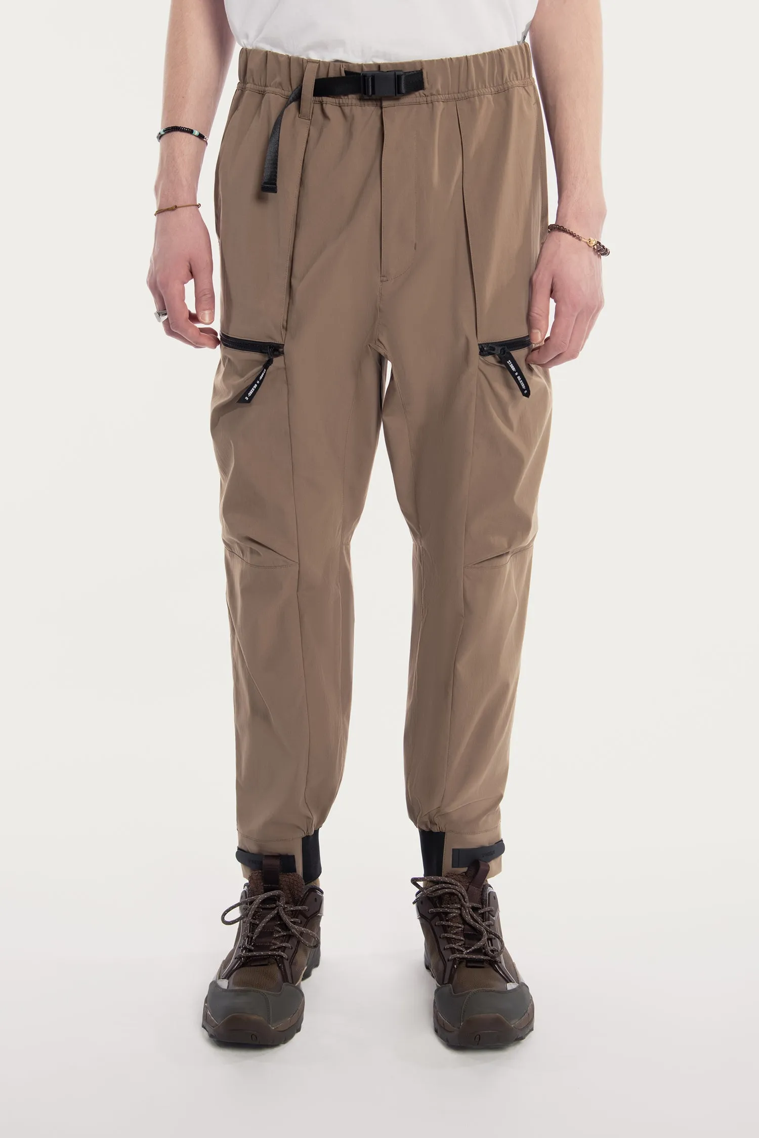 Men's Zip Pockets Tech Joggers