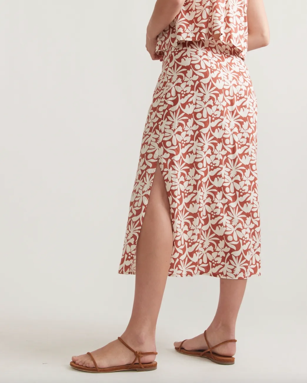 Ryan Midi Slip Skirt by Marine Layer