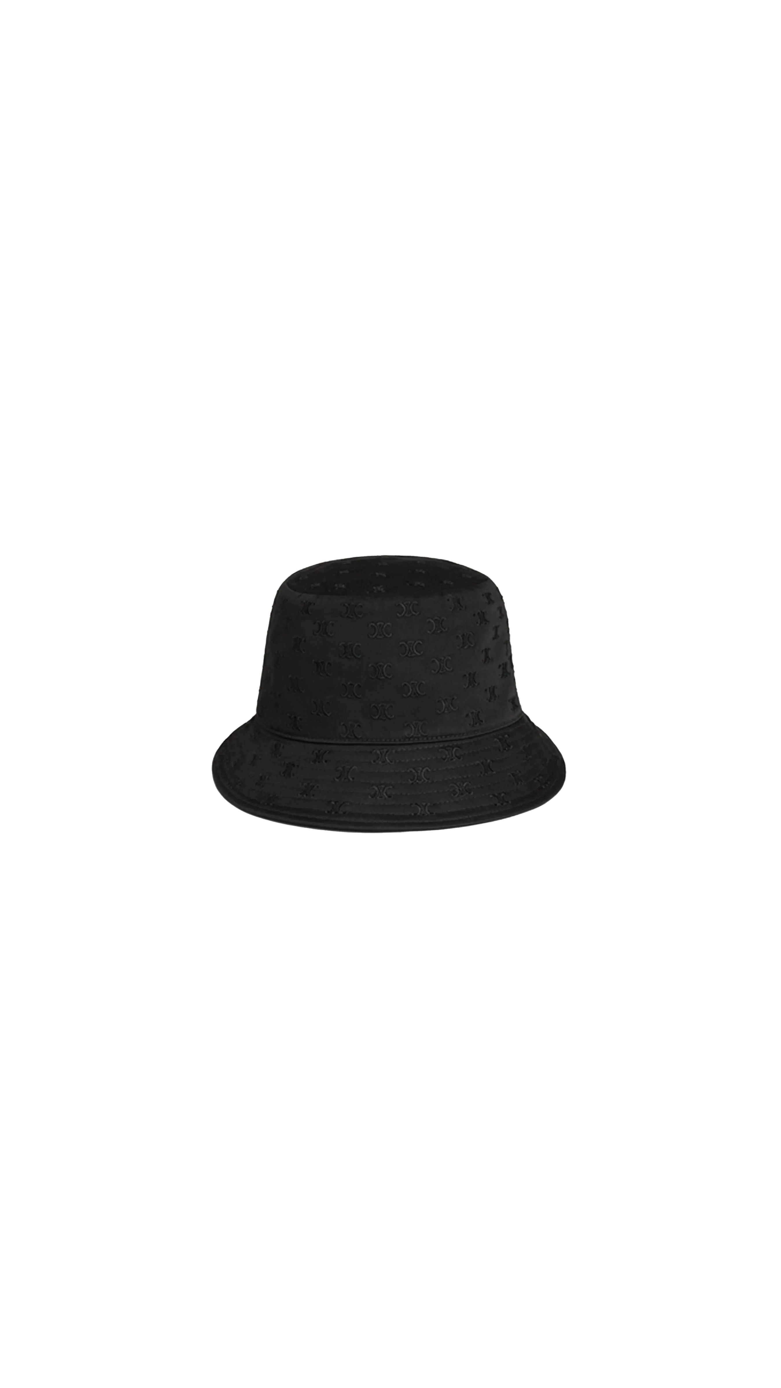 Black Cotton Bucket Hat