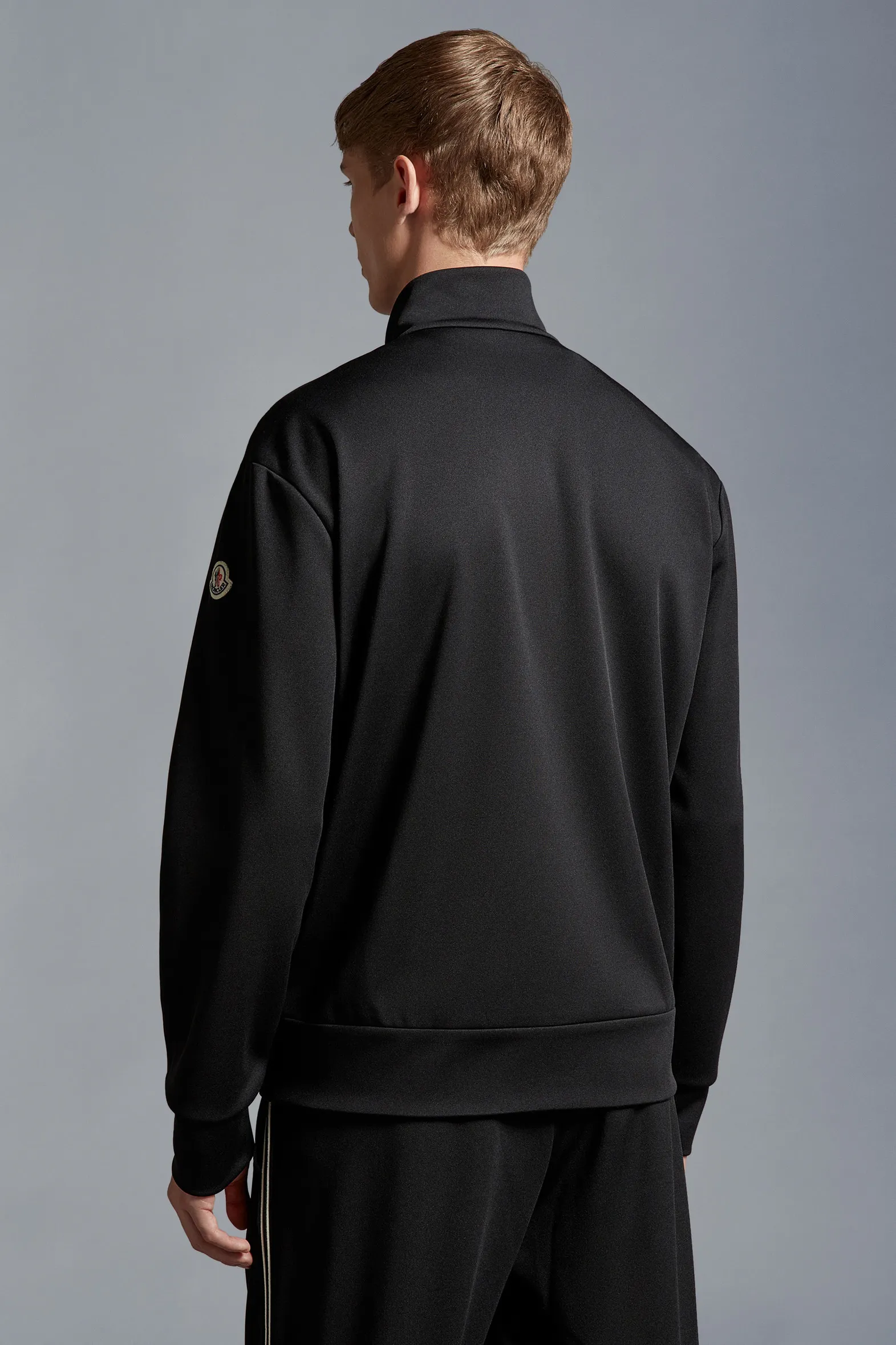 MONCLER Triacetate Zip-Up Sweater