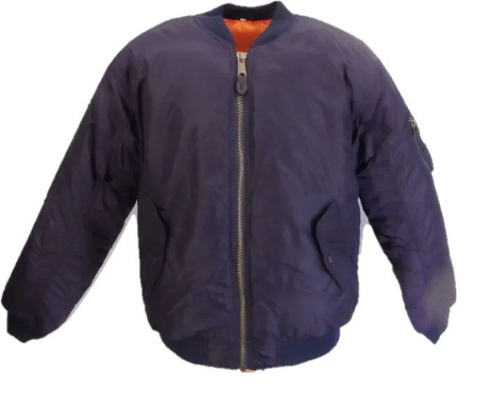 Navy Blue Flight Pilot Bomber Jackets Relco MA-1