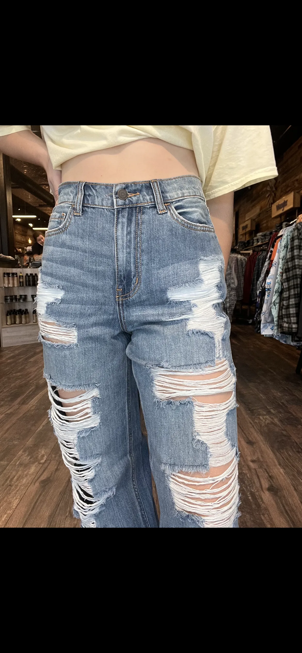 Nevada Distressed Denim Jeans Collection