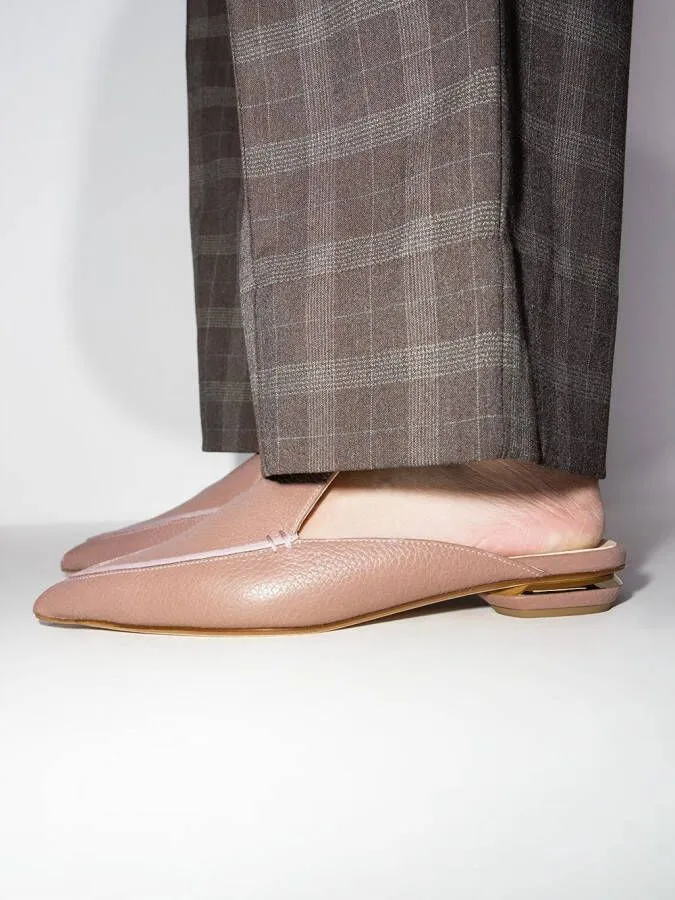 Pink Nicholas Kirkwood BEYA Flat Mules 18mm