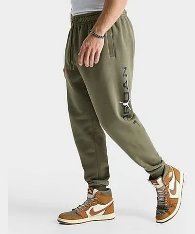 Nike Jordan Air Stretch Logo Men's Fleece Jogger Sweatpants XL Cotton/Polyester/Fleece