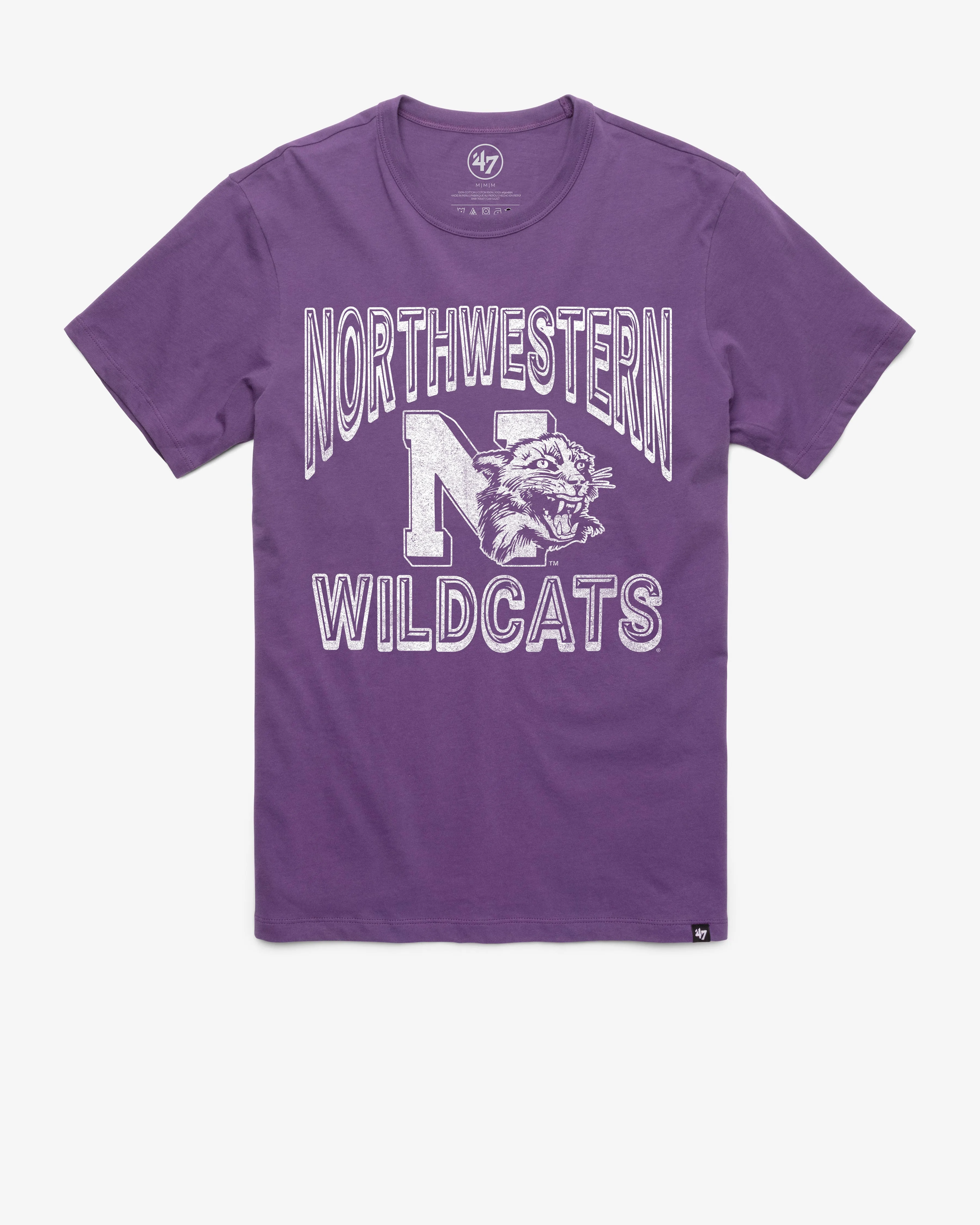 Northwestern Wildcats Vintage '47 Franklin Tee